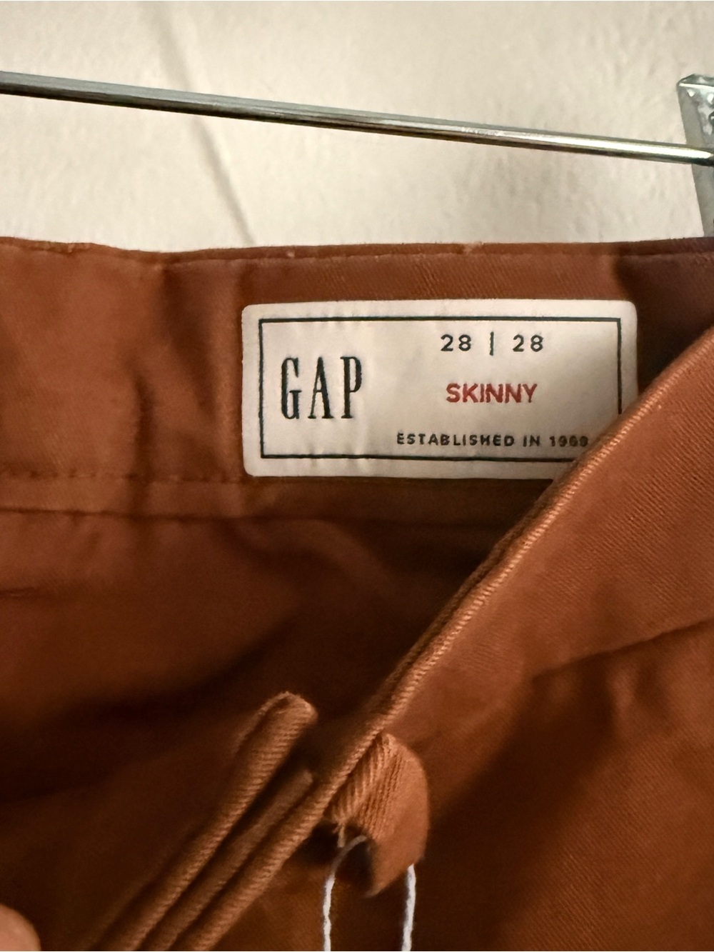 GAP Men's Brown Casual Chino Pants - Picture 3 of 7